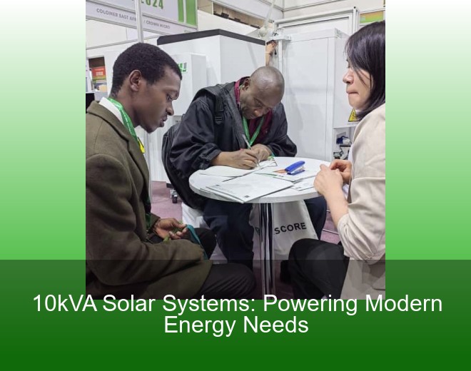 10kVA Solar Systems: Powering Modern Energy Needs